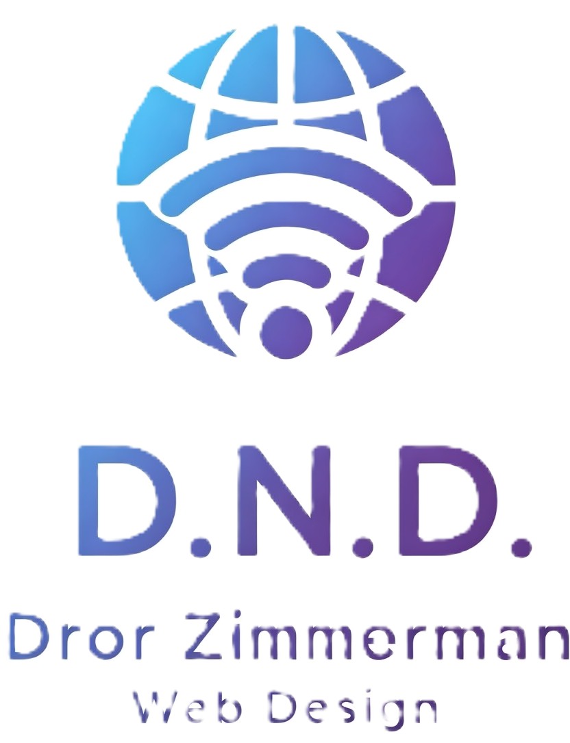 לוגו מעצב ובונה אתרים DND WEB DESIGN